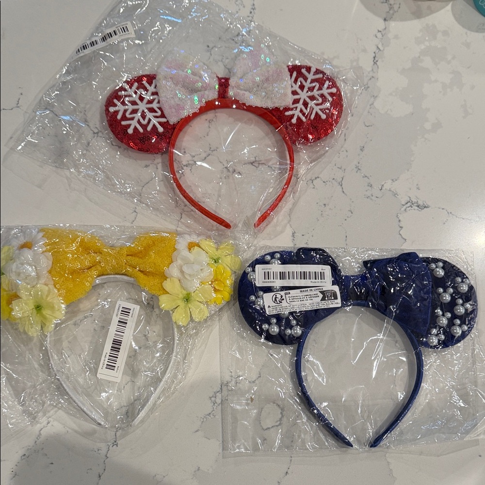 Colorful Festive Headband Trio